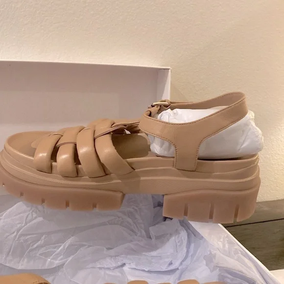 NIB [ASH] Sirena Fisherman Woven Platform Buckle Sandals Women’s Sz 41 / US 10.5 - Picture 8 of 13